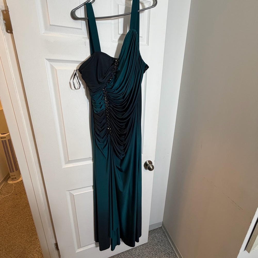 Allure Teal Gradient Dress